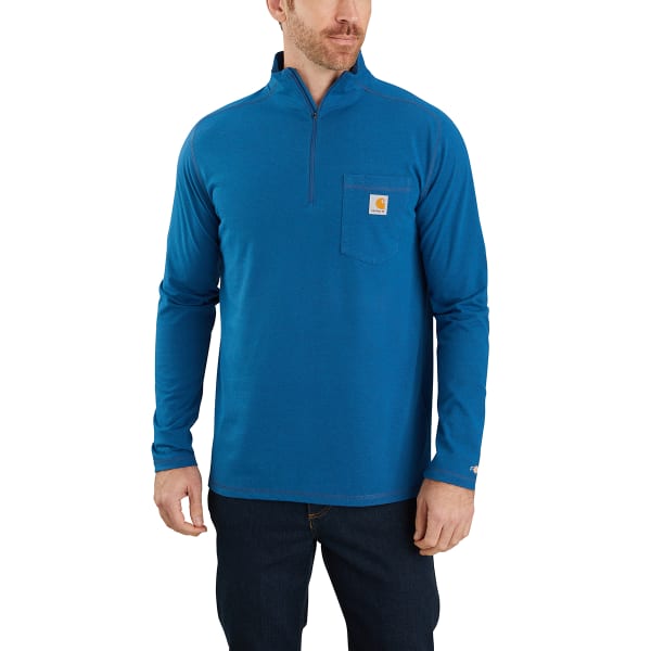 CARHARTT Men's Force Relaxed Fit Long-Sleeve 1/4-Zip Tee