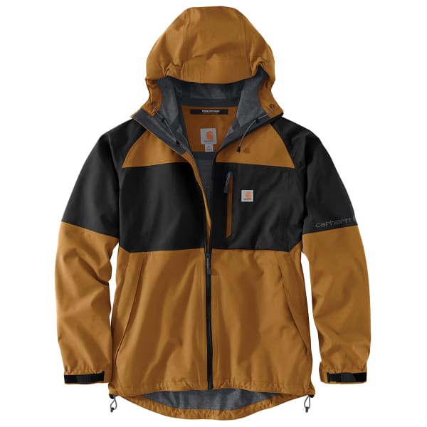 CARHARTT Men's Storm Defender Force Midweight Hooded Jacket, Extended Sizes