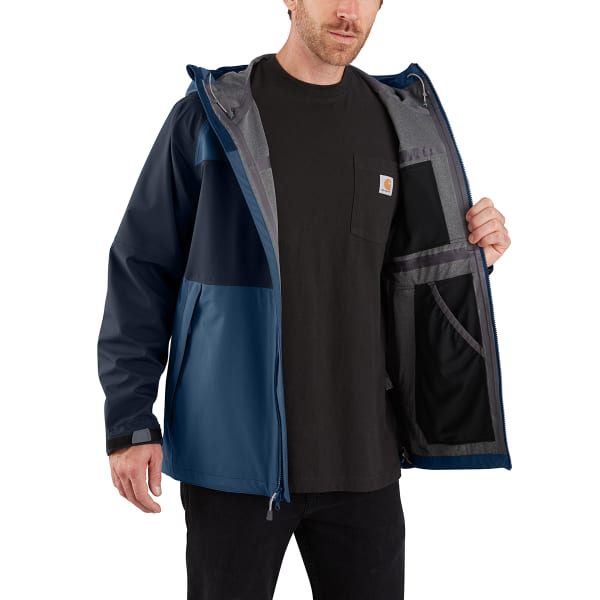 CARHARTT Men's Storm Defender Force Midweight Hooded Jacket, Extended Sizes