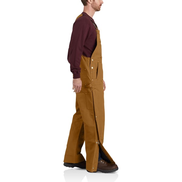 CARHARTT Men's Loose Fit Firm Duck Insulated Bib Overall
