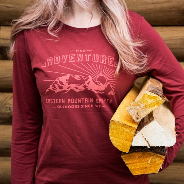 EMS Women's Find Adventure Long Sleeve Graphic Tee