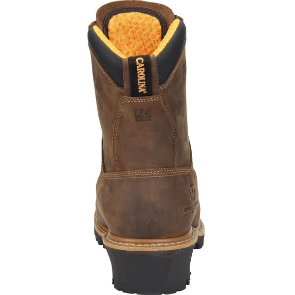 CAROLINA Men's 8" Waterproof Insulated Composite Toe Logger Boots