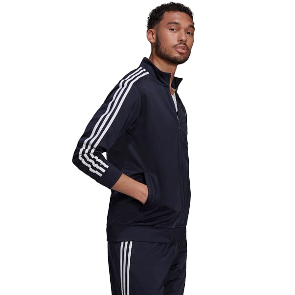 adidas Essentials Warm-Up 3-Stripes Track Jacket - Red | Men's Training |  adidas US