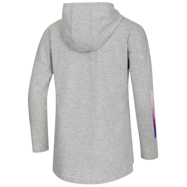 ADIDAS Girls' Long Sleeve Hooded Graphic Tee