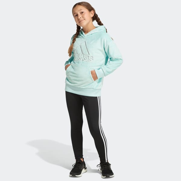 ADIDAS Girls' Fleece Hooded Pullover