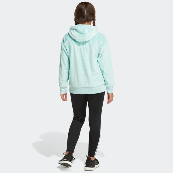 ADIDAS Girls' Fleece Hooded Pullover