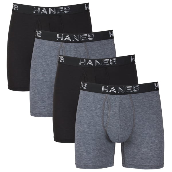 HANES OUR MOST COMFORTABLE -NEW- MEN'S XL - BLACK - 100% COTTON UNDERWEAR  BRIEF