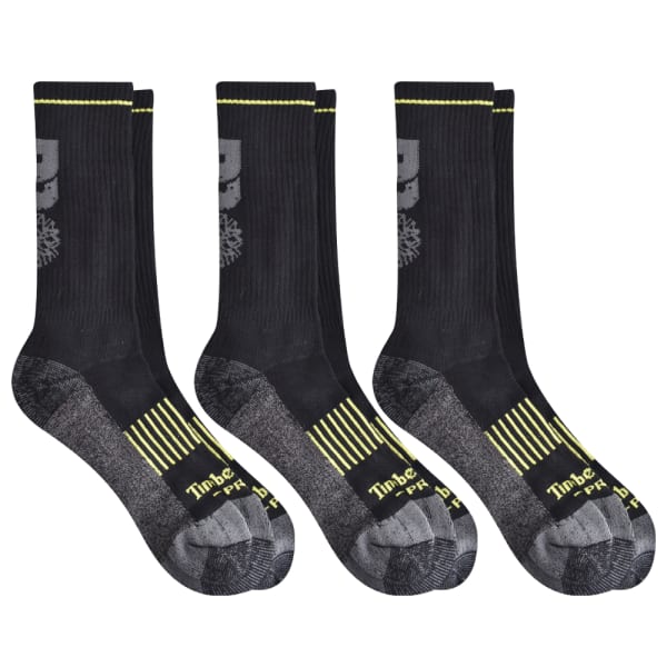 Men's Half Cushion Crew Socks (3 Pack)