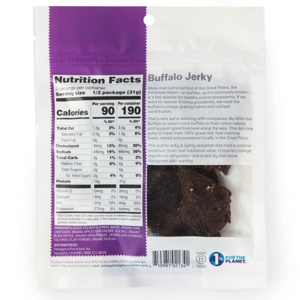 PATAGONIA Original Buffalo Jerky