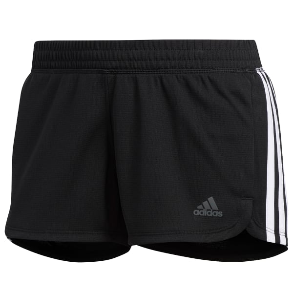 ADIDAS Women's Pacer 3-Stripe Knit Shorts