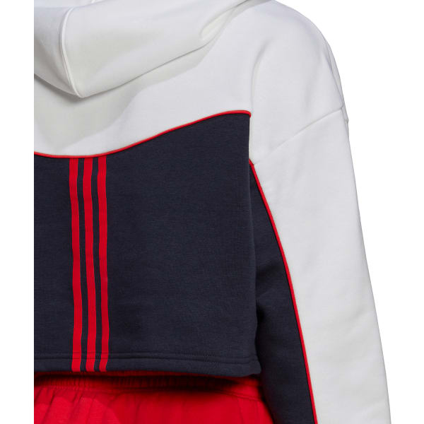 ADIDAS Women's Essentials Colorblock 3-Stripe Hoodie