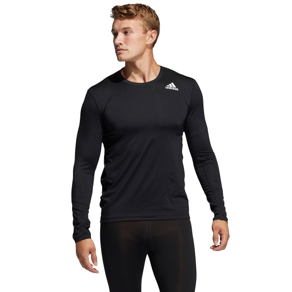 ADIDAS Men's Techfit Long Sleeve Fitted Tee