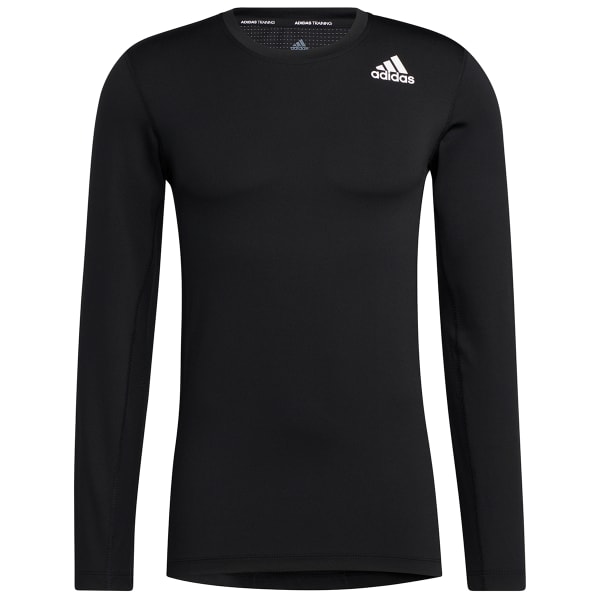 ADIDAS Men's Techfit Long Sleeve Fitted Tee