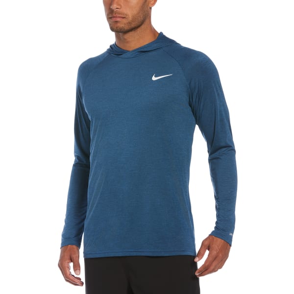 NIKE Men's Hooded Long-Sleeve Rashguard Shirt