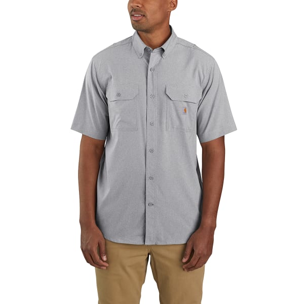 CARHARTT Men's Force Relaxed Fit Lightweight Short-Sleeve Shirt