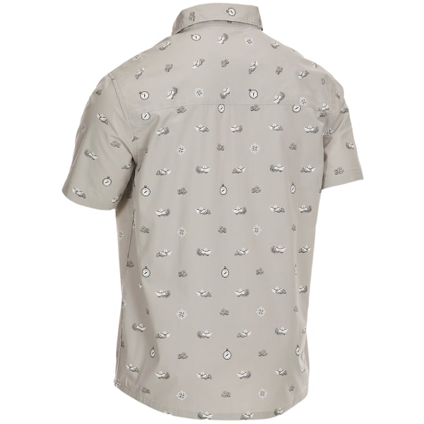 EMS Men's Poplin Printed Shirt