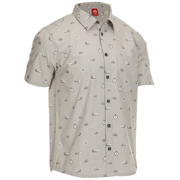 EMS Men's Poplin Printed Shirt