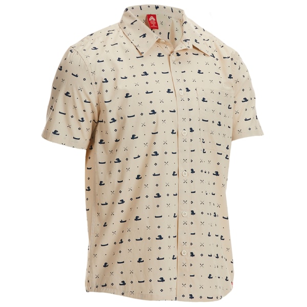 EMS Men's Poplin Printed Shirt