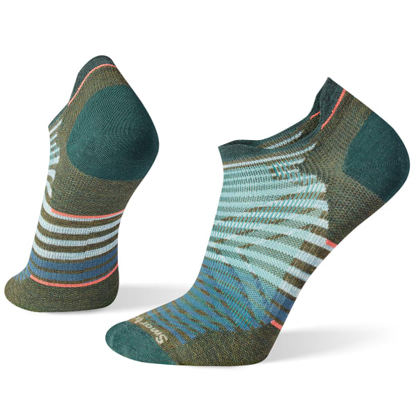 SMARTWOOL Men's Run Zero Cushion Low Ankle Pattern Socks