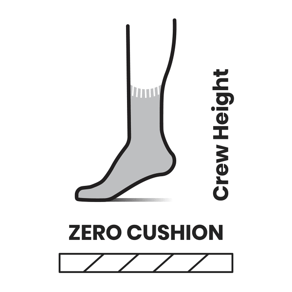 SMARTWOOL Men's Bike Zero Cushion Crew Socks