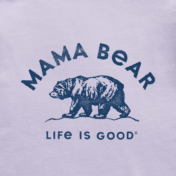 LIFE IS GOOD Women's Mama Bear Crusher Short-Sleeve Tee