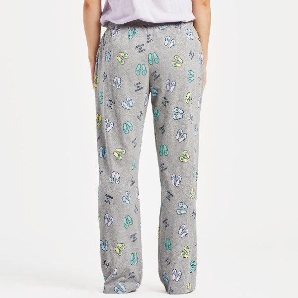 LIFE IS GOOD Flip-Flop Pattern Snuggle Up Sleep Pants