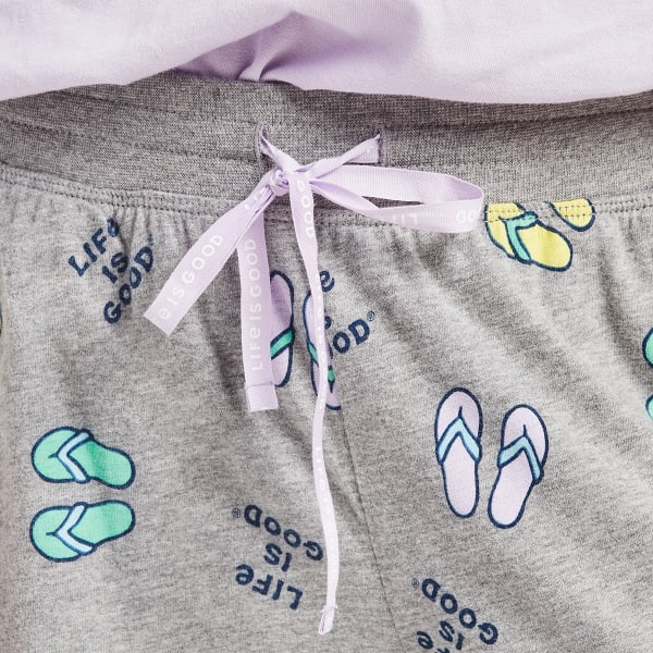 LIFE IS GOOD Flip-Flop Pattern Snuggle Up Sleep Pants