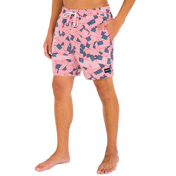 HURLEY Young Men's Cannonball Volley 17" Boardshorts