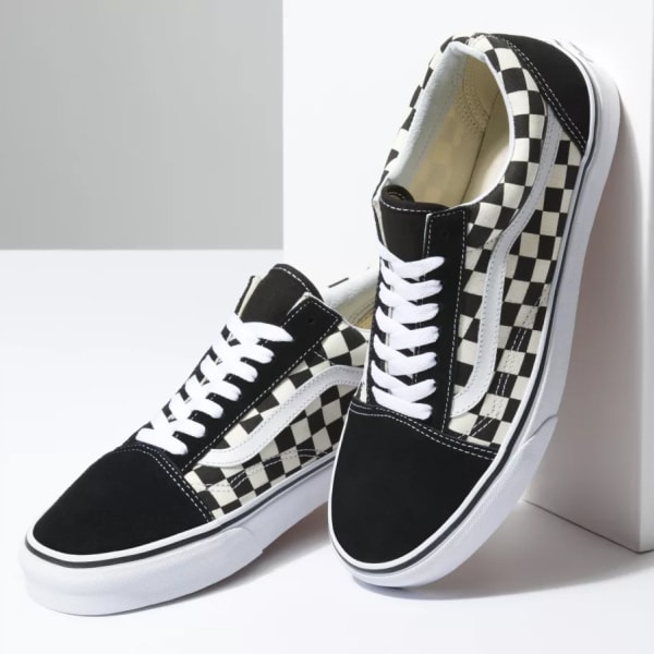 VANS Men's Primary Check Old Skool Shoes