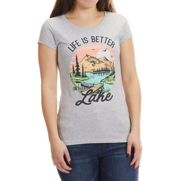 LIFE ON THE LAKE Juniors' Short Sleeve Graphic Tee