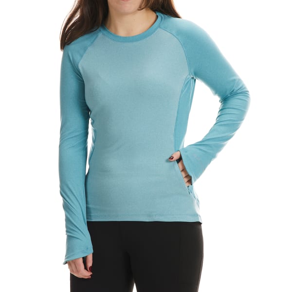 SPYDER Women's Long Sleeve Crewneck Top W/ Thumbholes