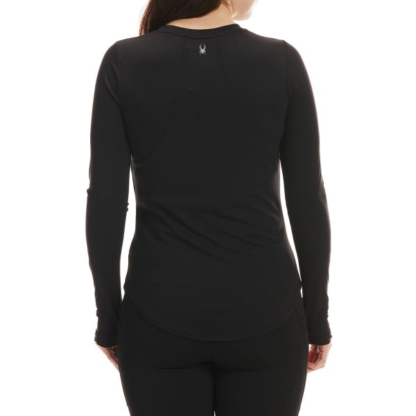 SPYDER Women's Long Sleeve Crewneck Top w/ Thumbholes