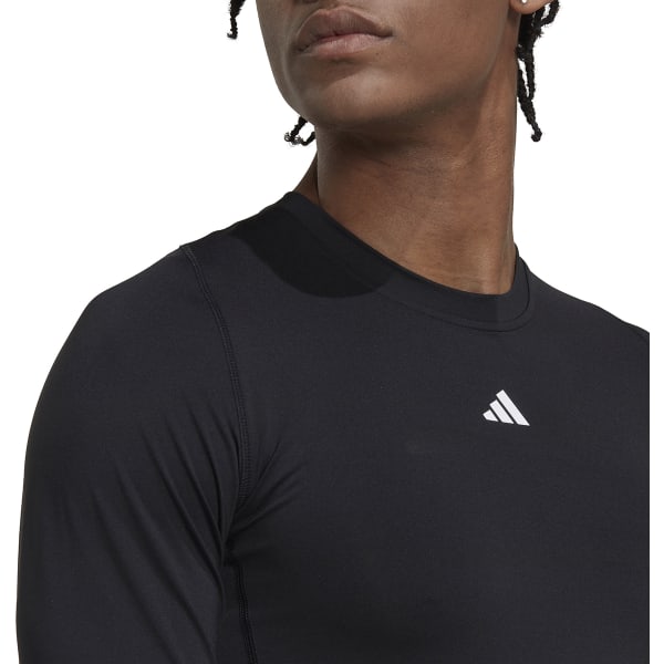 ADIDAS Men's TechFit Long-Sleeve Baselayer Tee