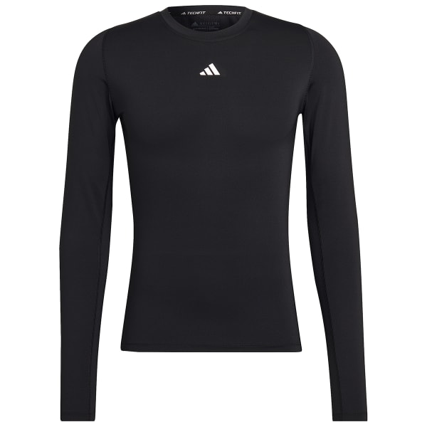 ADIDAS Men's TechFit Long-Sleeve Baselayer Tee