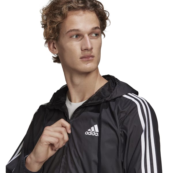 ADIDAS Men's Primegreen Essentials 3-Stripes Windbreaker