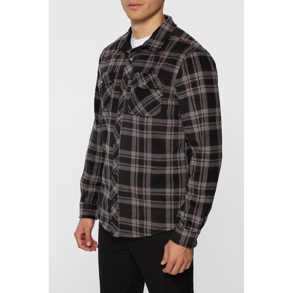 O'NEILL Young Men's Glacier Plaid Superfleece Flannel