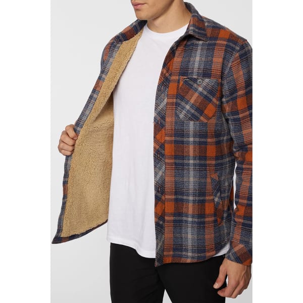 O'NEILL Young Men's Redmond Sherpa Flannel