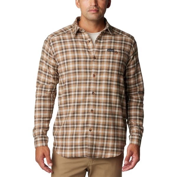 COLUMBIA Men’s Cornell Woods Flannel Long-Sleeve Shirt