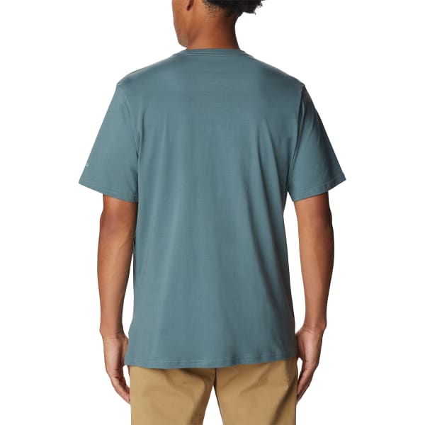 Columbia Rockaway River Back Graphic Short Sleeve T-Shirt Light Grey - L