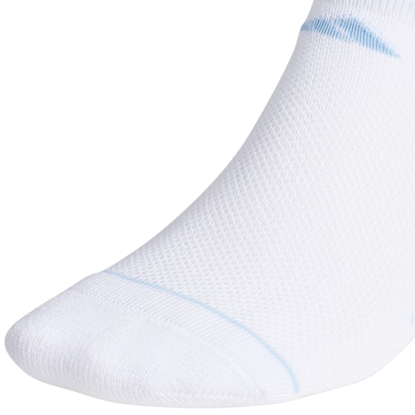 ADIDAS Women's Superlite 3-Stripe No Show Socks, 3 Pack