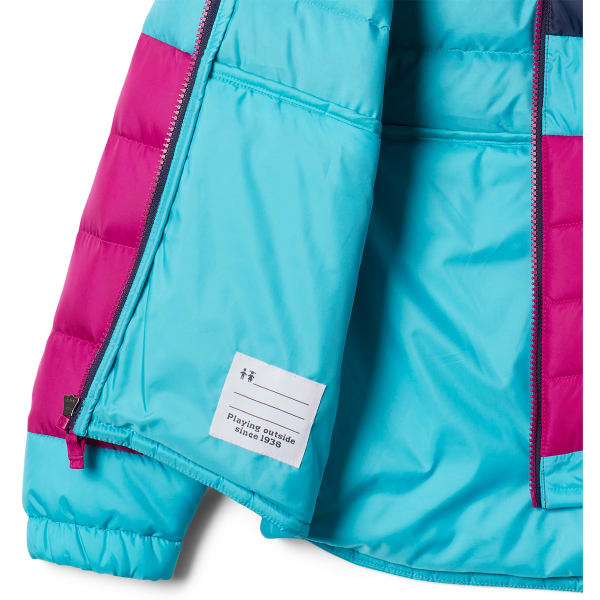 COLUMBIA Girls' Tumble Rock Down Hooded Jacket