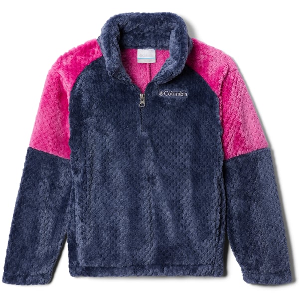 COLUMBIA Girls' Fire Side II Half-Zip Sherpa Fleece