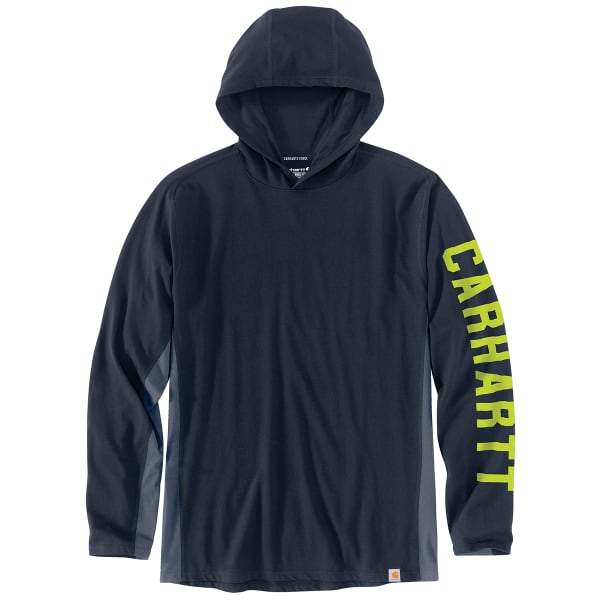 CARHARTT Men's Force Relaxed Fit Midweight Long-Sleeve Hooded Tee