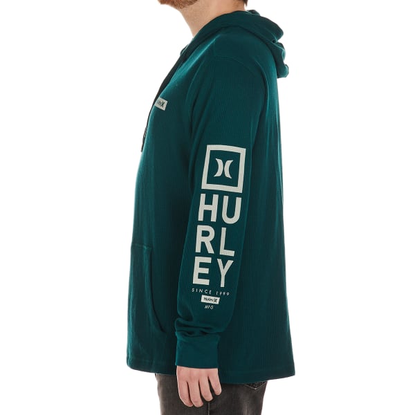 HURLEY Young Men's Thermal Hooded Tee