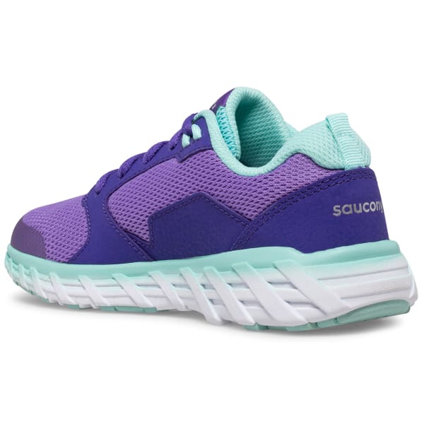 SAUCONY Girls' Wind 2.0 Running Shoes