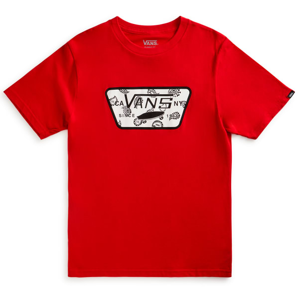 VANS Boys' Full Patch Short-Sleeve Tee