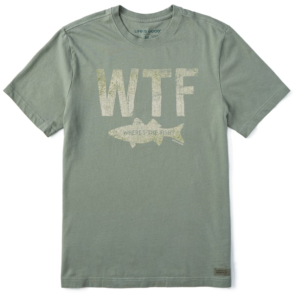 LIFE IS GOOD Men's WTF Short-Sleeve Tee