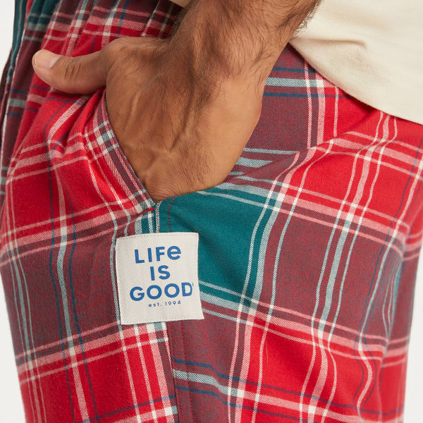 LIFE IS GOOD Men's Holiday Plaid Classic Sleep Pants