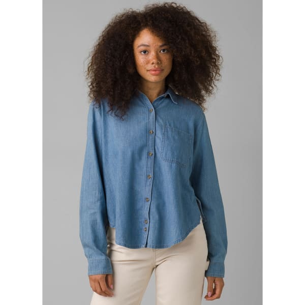 PRANA Women's Washed Out Denim Shirt