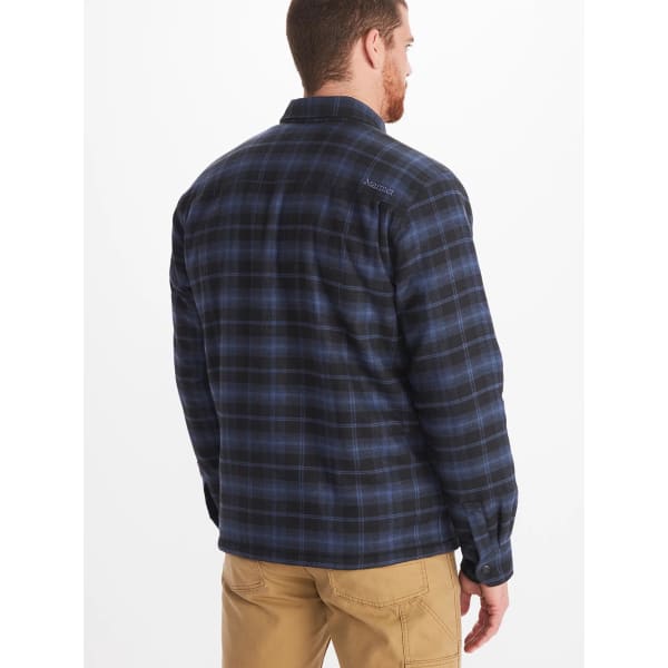 MARMOT Men's Ridgefield Heavyweight Sherpa-Lined Flannel Jacket